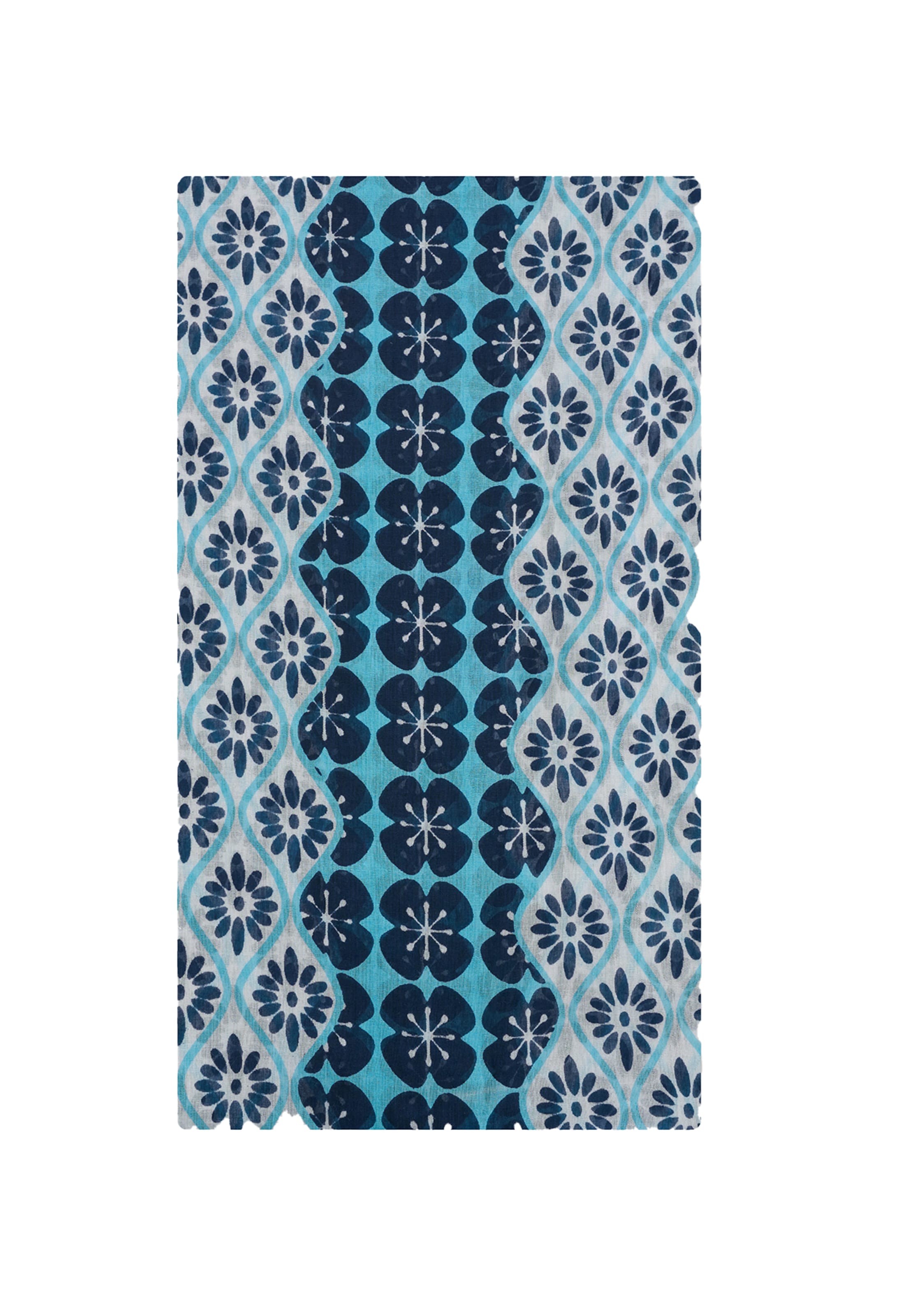 Sciarpa di Camomilla Italia in blu: frontale