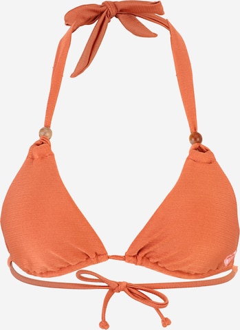 ROXY Kolmio Bikinitoppi 'Beachside Bohemia' värissä oranssi: etupuoli