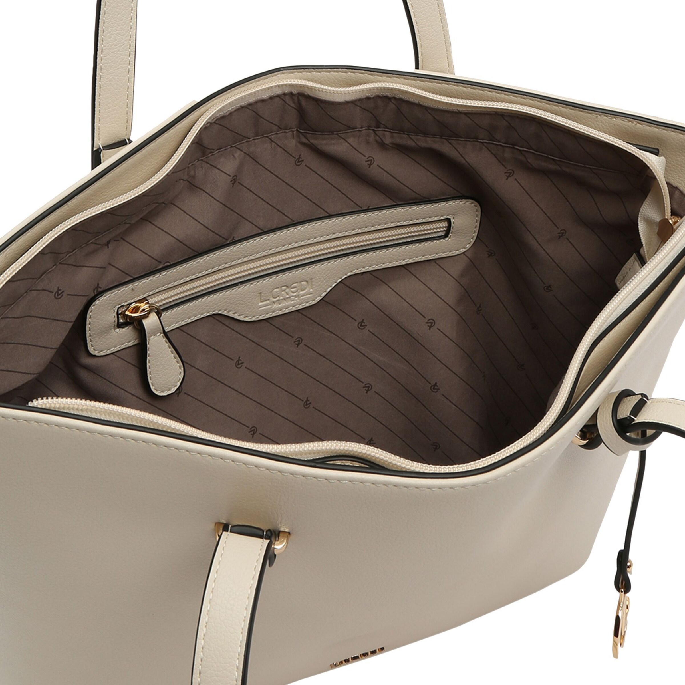 L.CREDI Shoulder Bag 'Filippa' in White