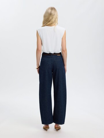 Chemisier 'SLFberta Bellis' SELECTED en blanc