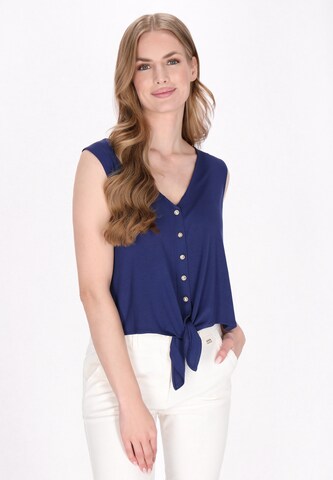 DreiMaster Maritim - Top en azul: frente