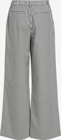 OBJECT Wide Leg Bukser med lægfolder 'LISA' i grå