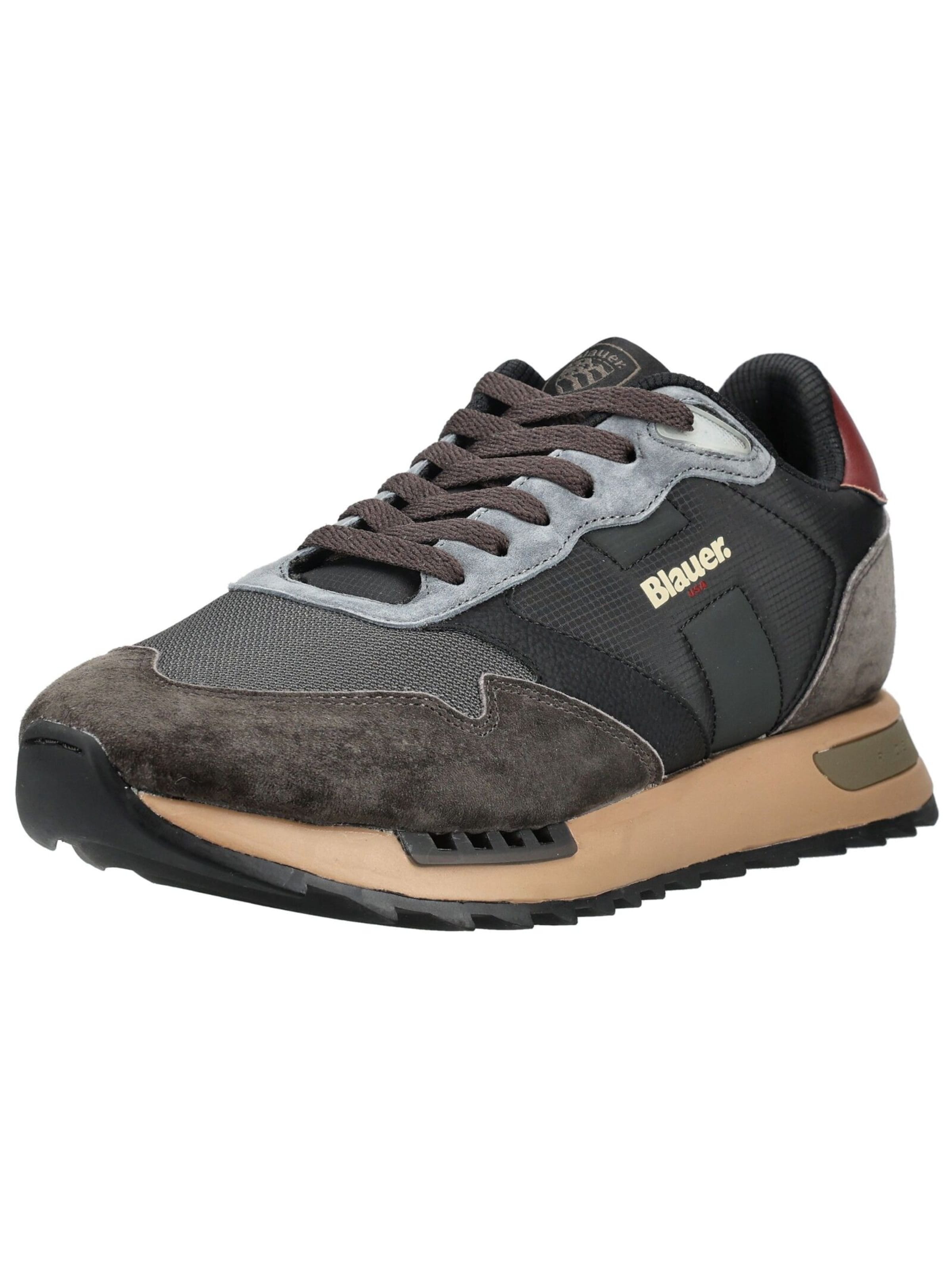 Blauer.USA Sneakers in Black: front