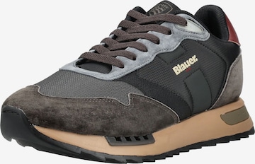 Baskets basses Blauer.USA en noir : devant