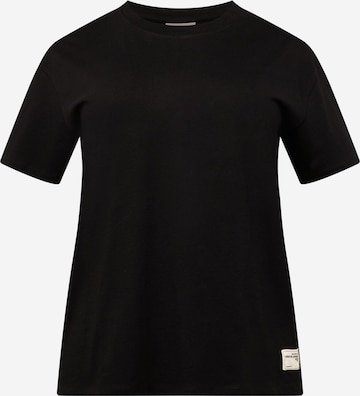 ONLY Carmakoma Тениска в черно: отпред