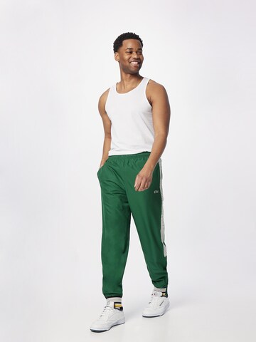 LACOSTE Tapered Broek in Groen