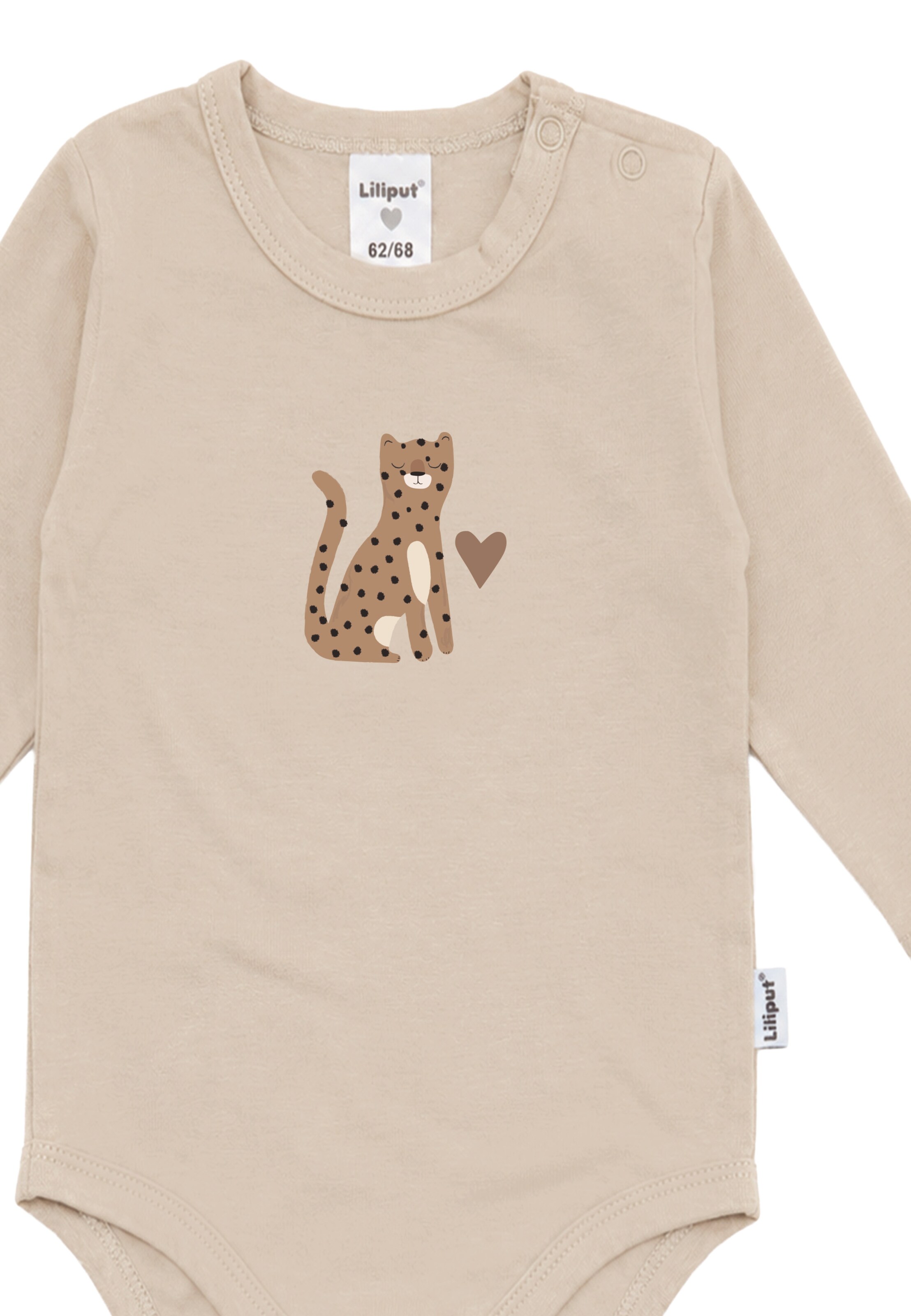 LILIPUT Romper/Bodysuit 'Leopard' in Beige