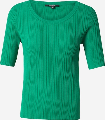 COMMA Sweter w kolorze zielony: przód