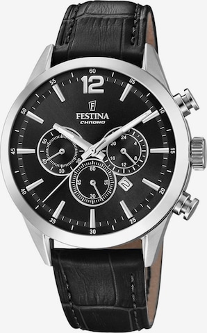 Montre à affichage analogique 'TIMELESS CHRONOGRAPH' FESTINA en noir : devant
