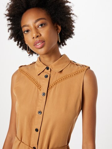 Abito camicia 'ARIZONA' di ONLY in beige