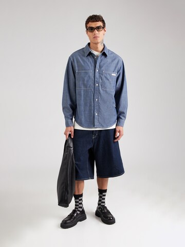 Coupe regular Chemise 'EASY CHAMBRAY' Calvin Klein Jeans en bleu