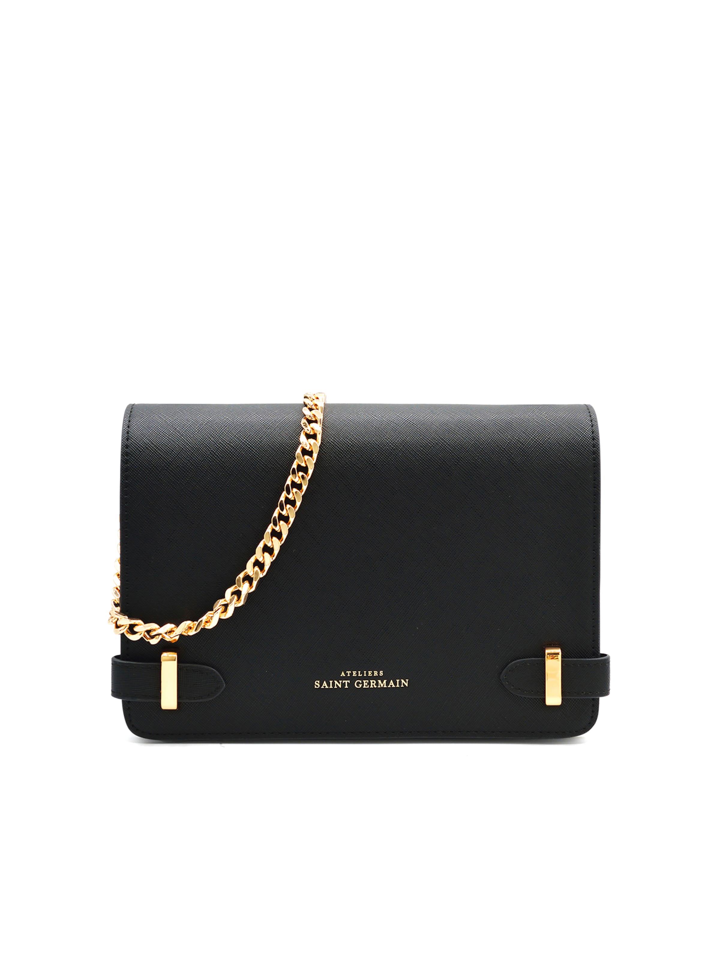 Ateliers Saint Germain Shoulder bag 'ELYSEE' in Black: front