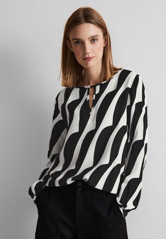 STREET ONE Bluse i sort: forside