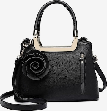 Miss Lulu Handbag in Black: front