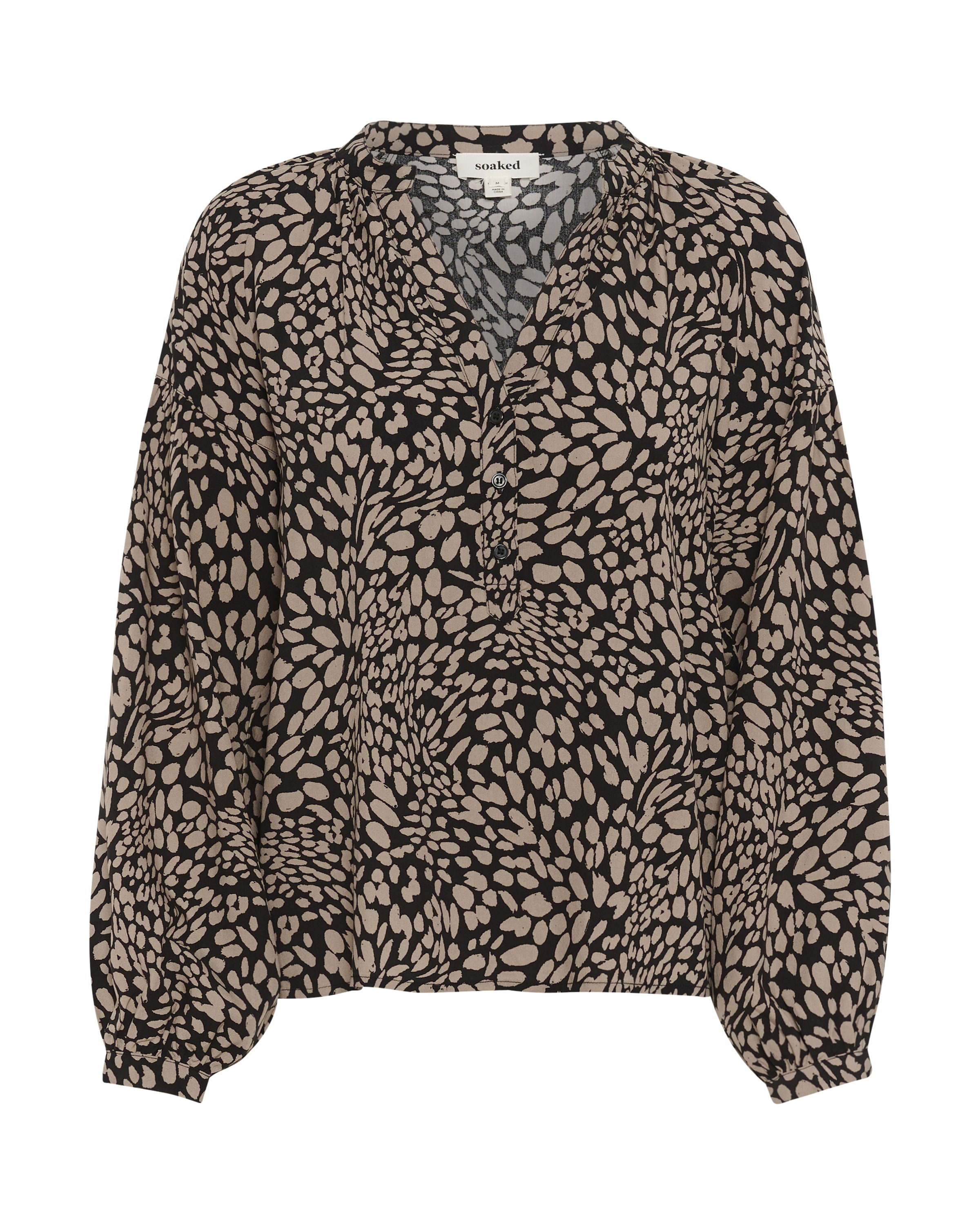 SOAKED IN LUXURY Blouse in Gemengde kleuren: voorkant