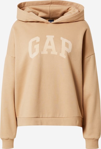 GAP Sweatshirt in Bruin: voorkant