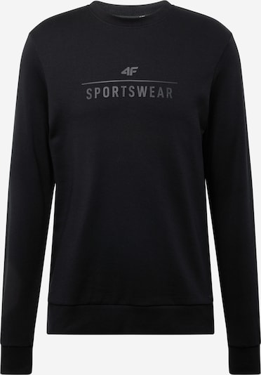 4F Sweat de sport en gris foncé / noir, Vue avec produit