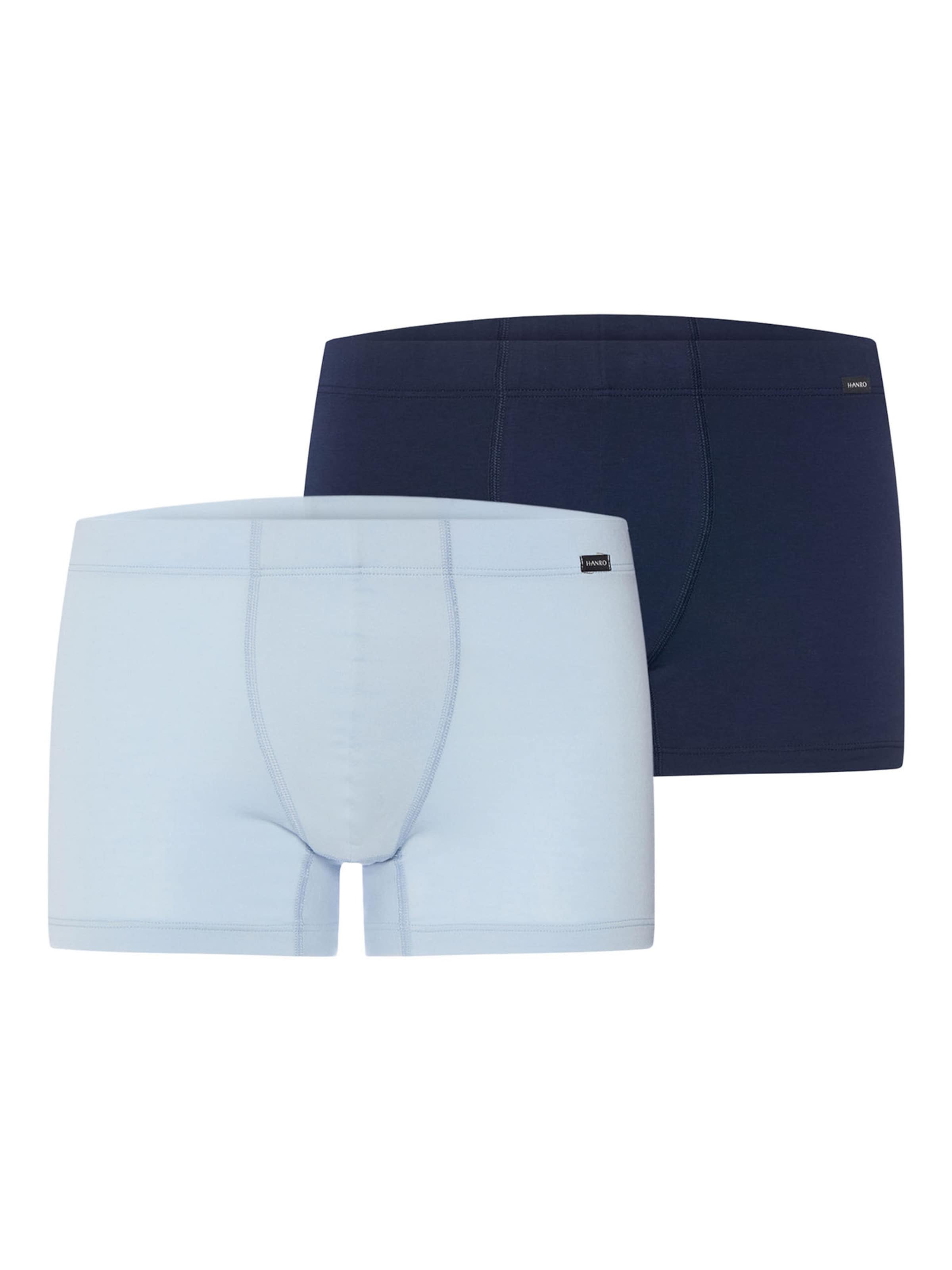 Hanro Boxershorts ' Cotton Essentials ' in Blauw: voorkant