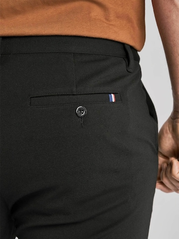 U.S. POLO ASSN. regular Lærredsbukser 'Milo' i sort