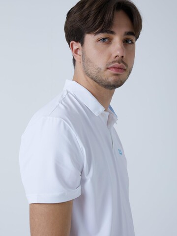 T-Shirt fonctionnel 'Polo' SPORTKIND en blanc