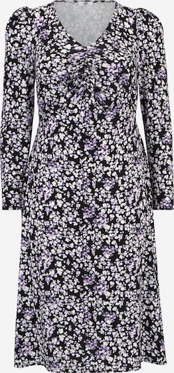 Dorothy Perkins Curve Kleid in flieder / schwarz / weiß, Produktansicht
