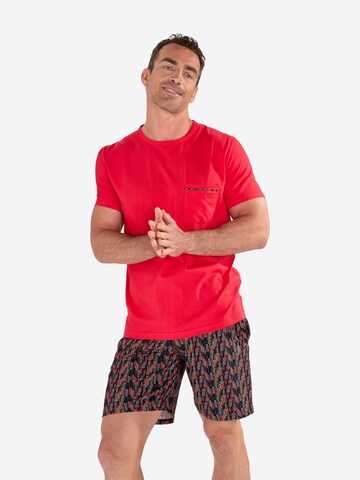 Pyjama court ' Sleepwear Westgate ' HOM en rouge : devant