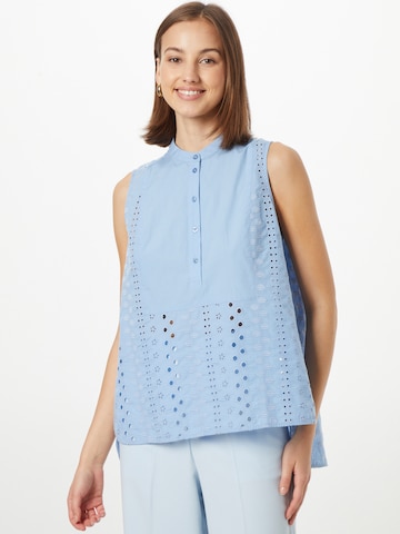 UNITED COLORS OF BENETTON Blouse in Blauw: voorkant