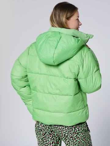 CHIEMSEE Athletic Jacket ' mit abnehmbarer Kapuze ' in Green