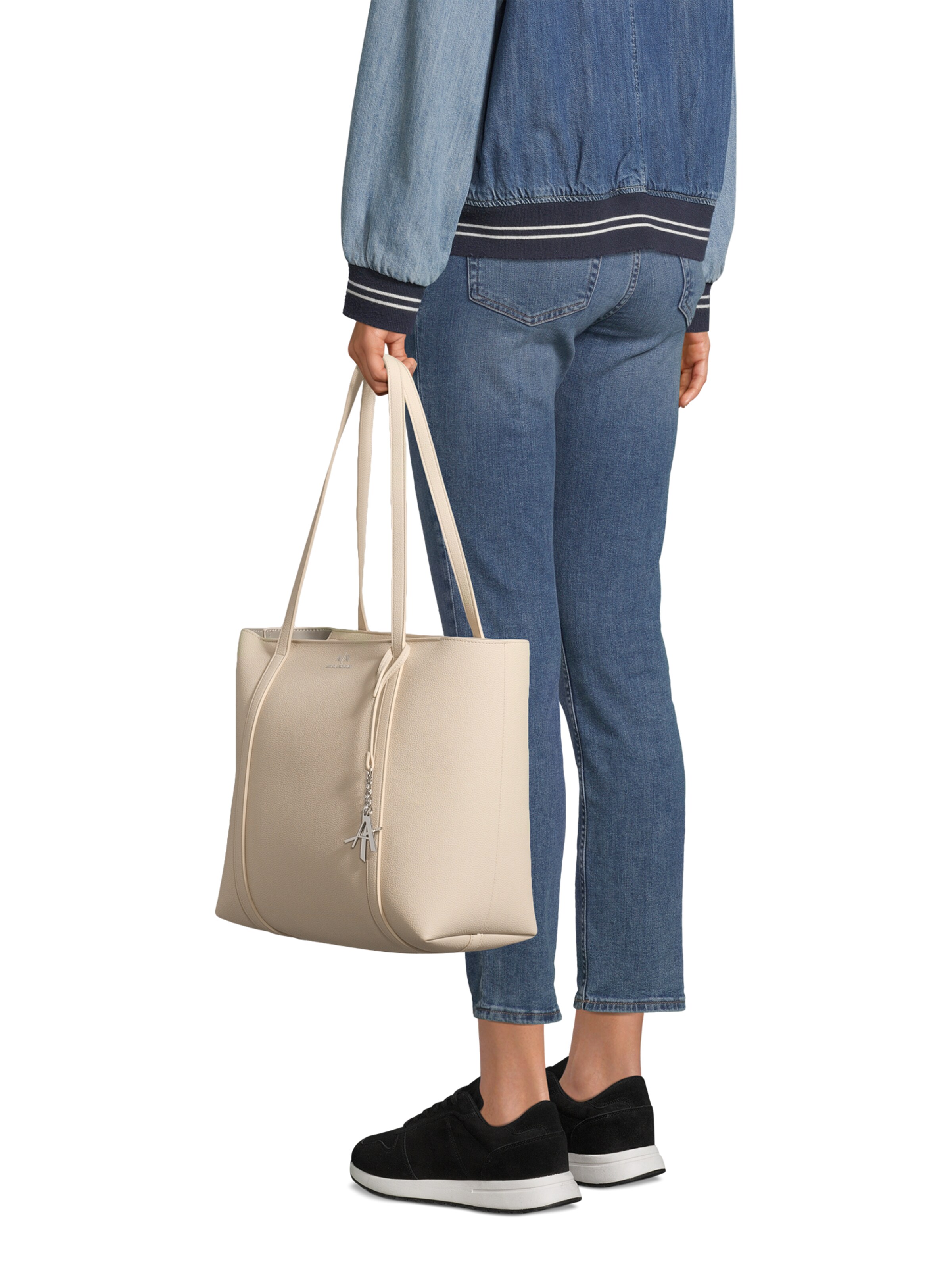 ARMANI EXCHANGE Shopper in Grey: front