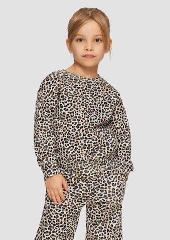 s.Oliver Sweatshirt in Beige: voorkant