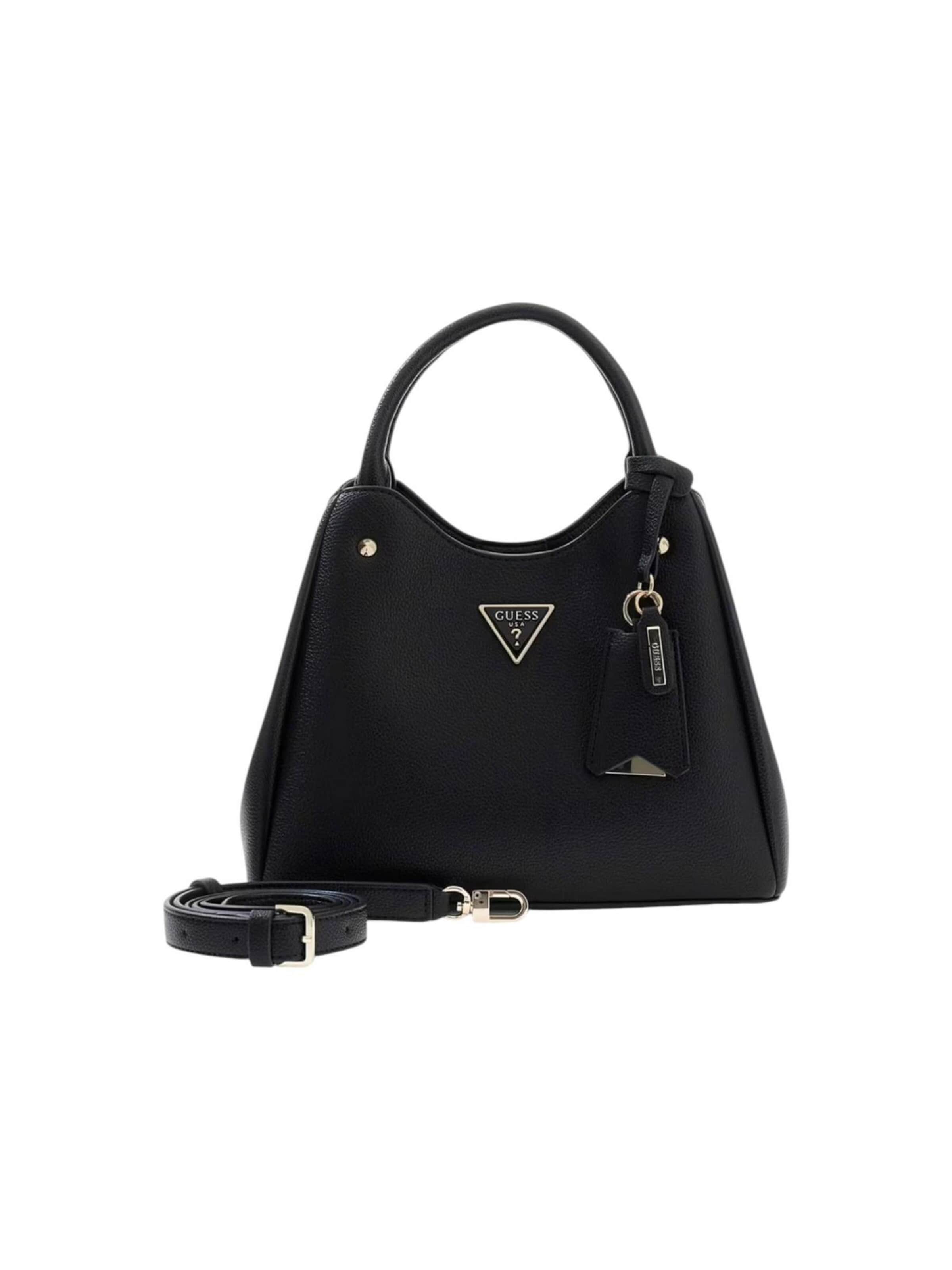 GUESS Shoulder Bag 'Meridian II' in Black: front