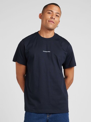 G-STAR T-Shirt in Blau: Vorderseite