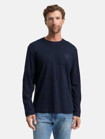 TOM TAILOR Shirt in Blauw: voorkant