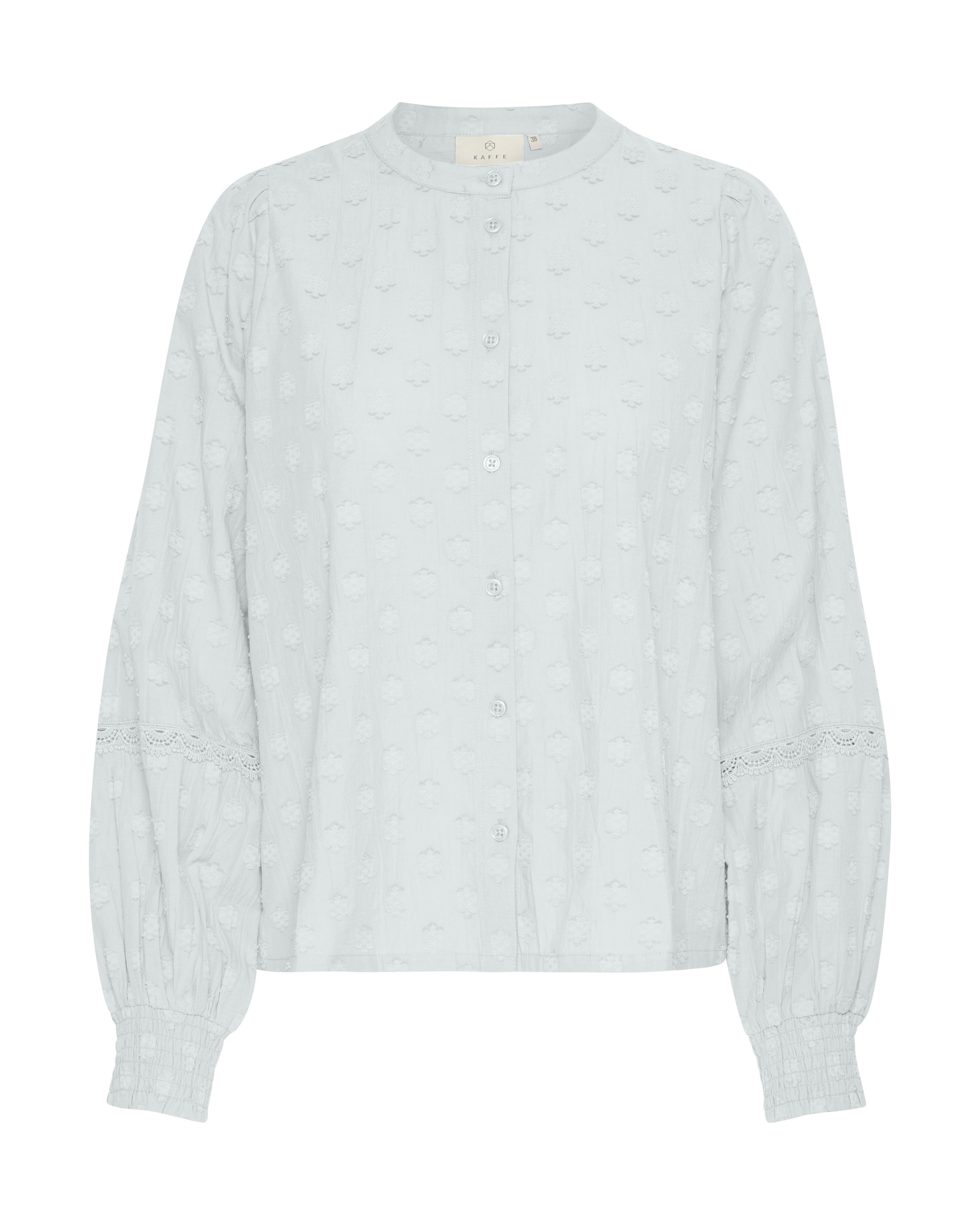 Kaffe - Blusa 'Enya' en azul: frente