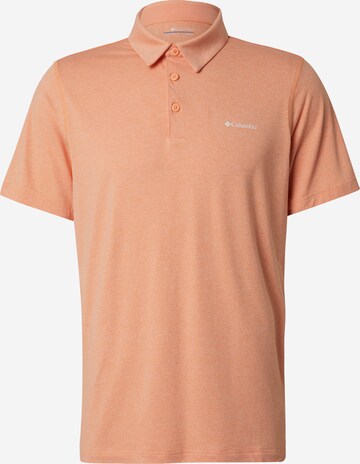 COLUMBIA Sportshirt 'Tech Trail' in Orange: Vorderseite