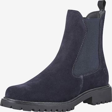 Chelsea Boots Tamaris en bleu : devant