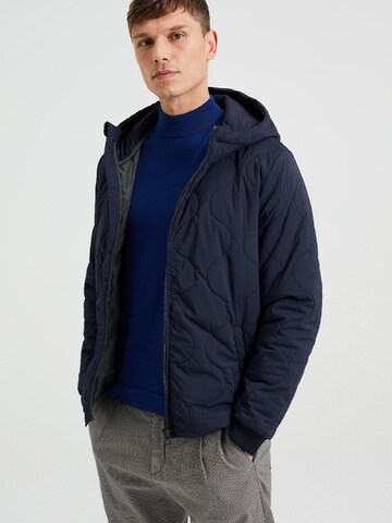 WE Fashion Between-Season Jacket in Blue: front