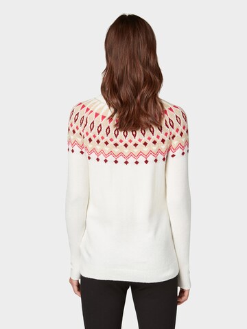 TOM TAILOR Pullover in Weiß