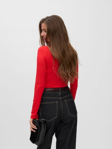 VERO MODA Shirt 'VMAlberte' in Red