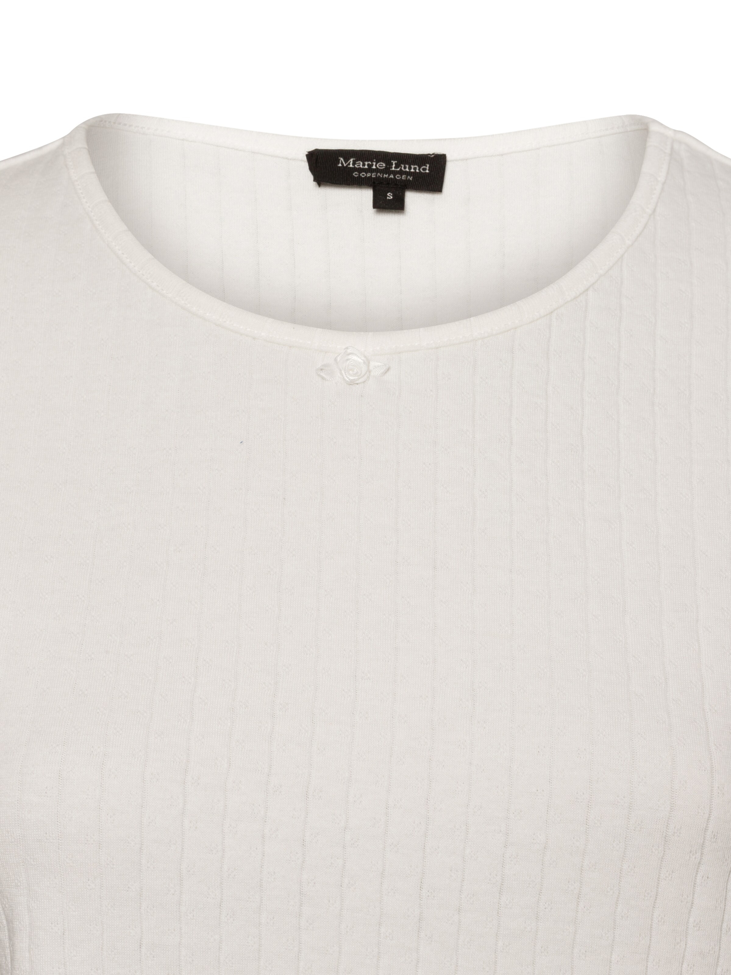 Marie Lund Strickshirt in Weiß