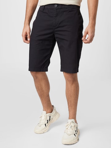 TOM TAILOR DENIM Regular Shorts in Schwarz: predná strana