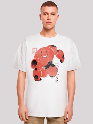 T-Shirt 'Big Hero 6 Baymax Suite Pose' F4NT4STIC en blanc : devant