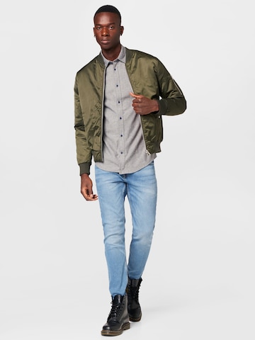 JACK & JONES - Chaqueta de entretiempo 'Terry' en verde