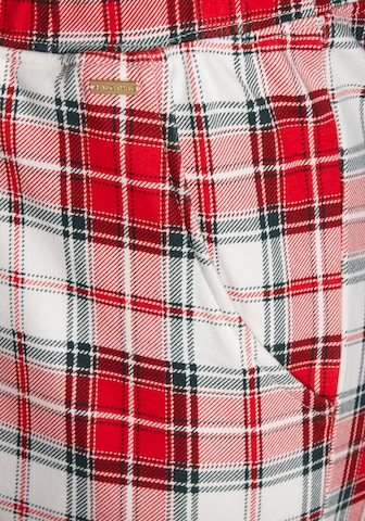 LASCANA Spodnie od piżamy w kolorze czerwony
