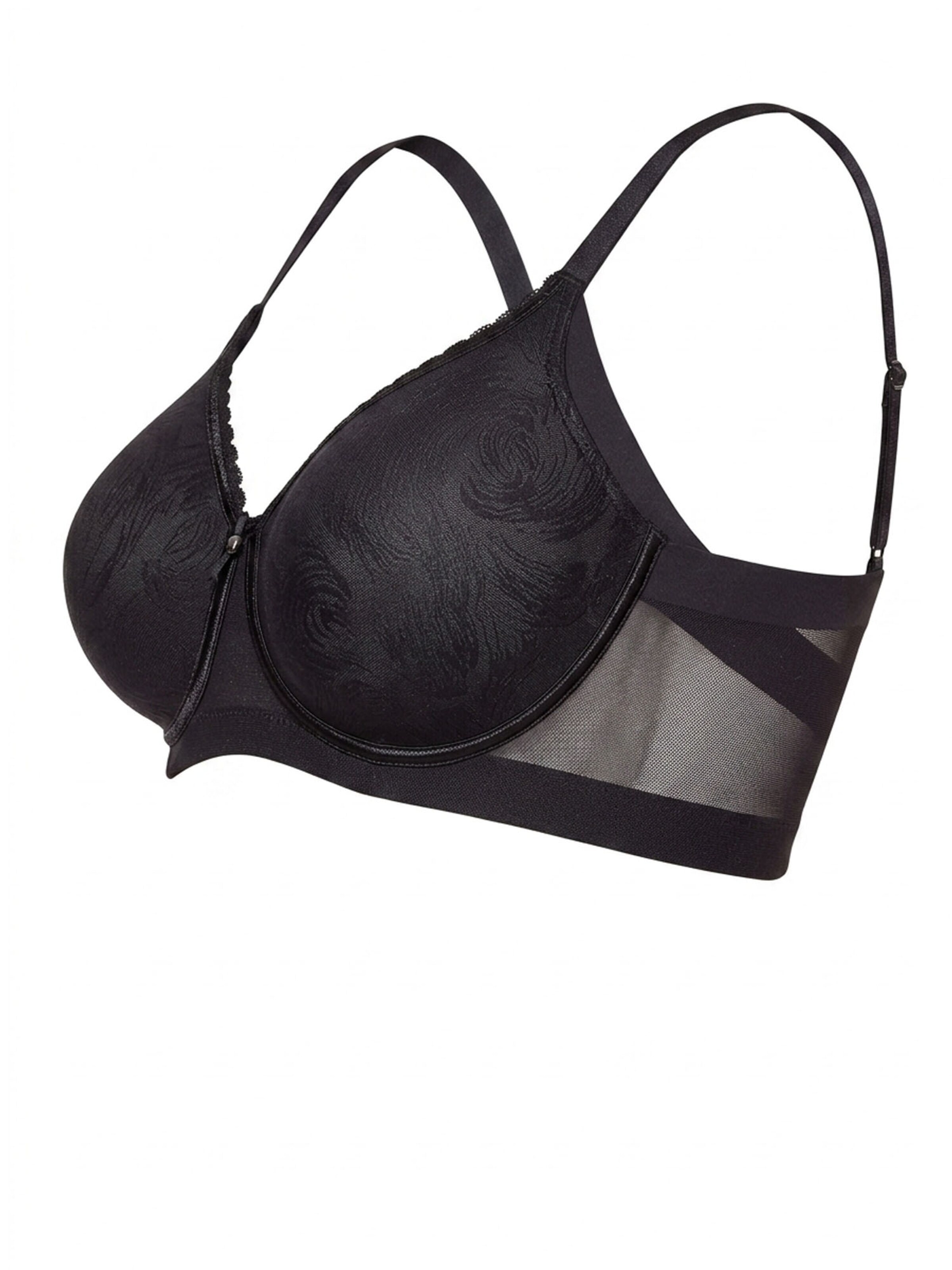 Selene T-shirt Bra 'Selene Nadia' in Black