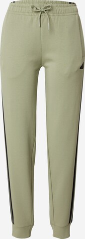 Effilé Pantalon de sport ADIDAS SPORTSWEAR en vert : devant