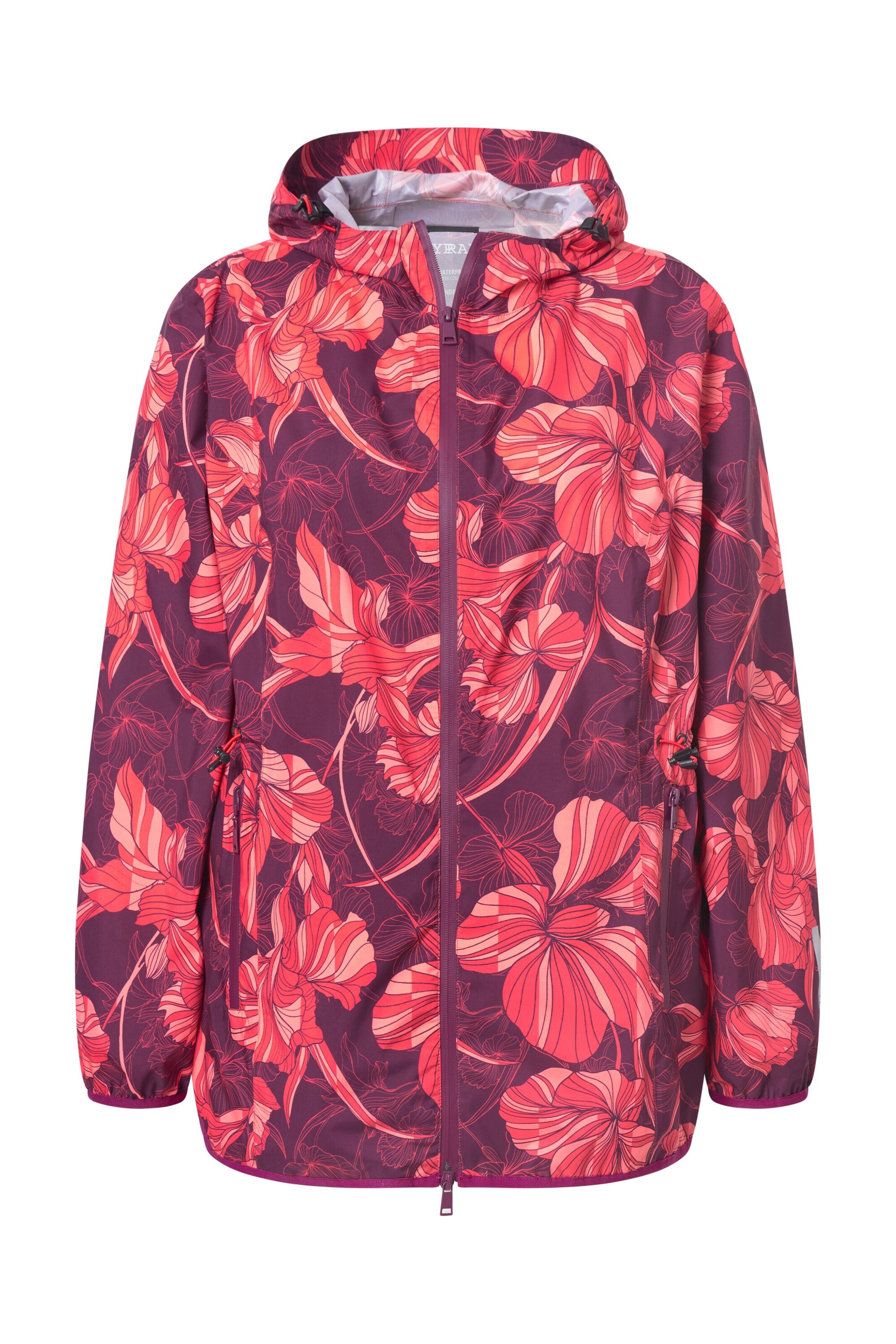 Ulla Popken Tussenjas in Rood: voorkant