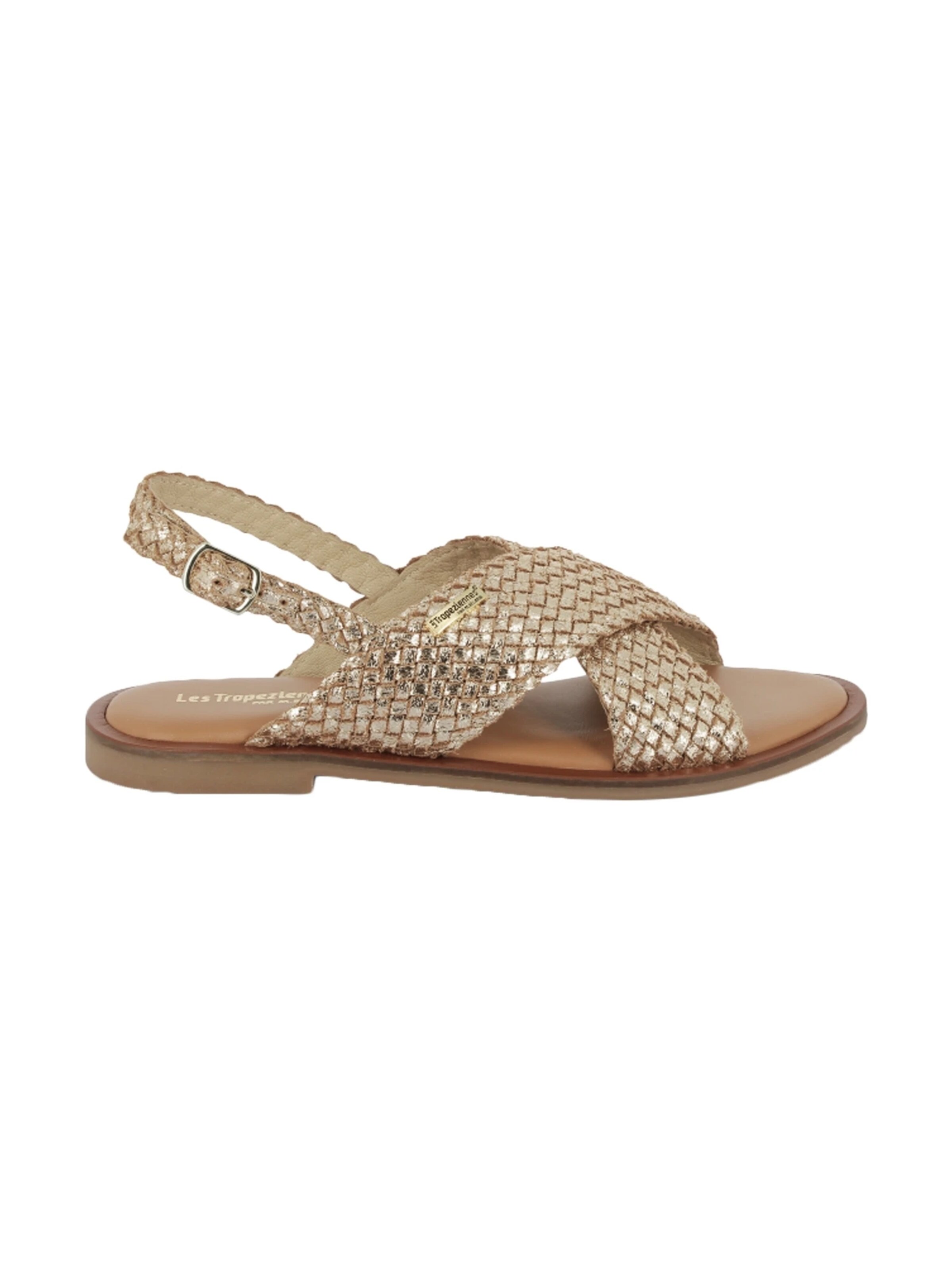 Sandales 'Ledersandalen „Les Doa“' Les Tropéziennes en or : devant