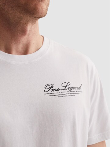 PME Legend Koszulka 'T-shirt with large back artwork' w kolorze biały