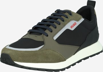 HUGO Sneaker low 'Icelin' i grøn: forside